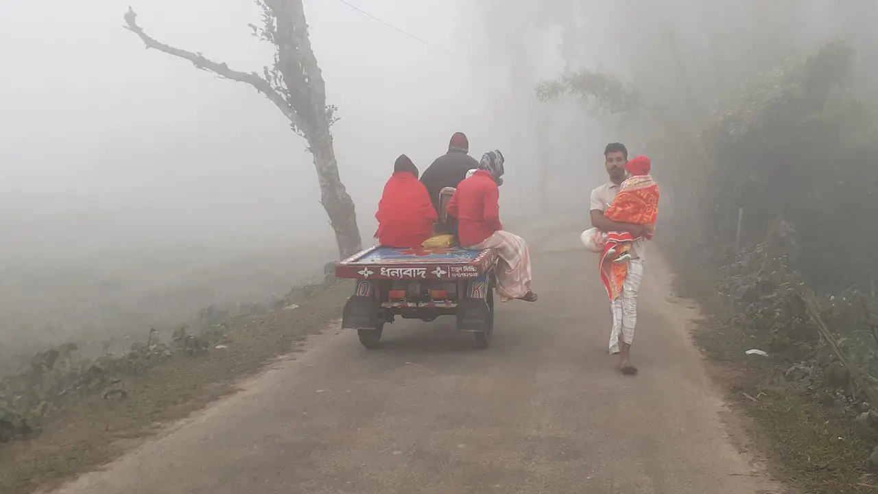 পঞ্চগড়ে বইছে মৃদু শৈত্যপ্রবাহ 