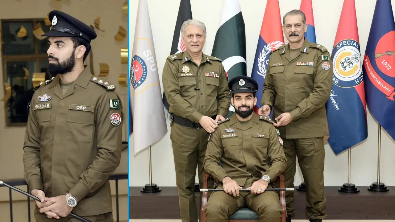 দলে জায়গা হারানোর পরদিন পুলিশে ‘যোগ দিলেন’ শাদাব
