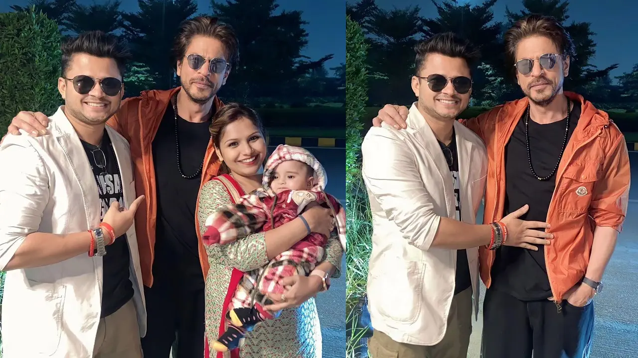 নবজাতককে নিয়ে ভক্তের মান্নাত যাত্রা, দেখা করলেন শাহরুখ