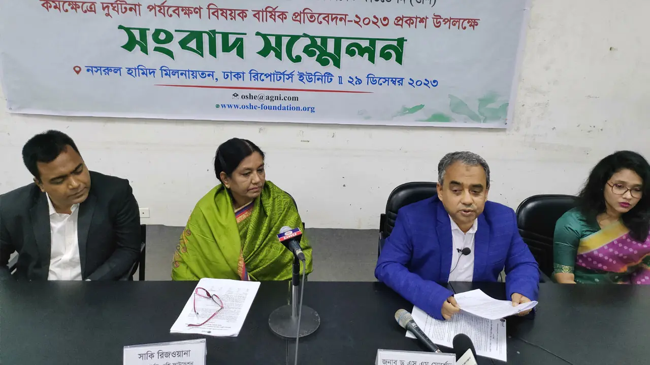 অনিরাপদ কর্মক্ষেত্রে বেড়েছে শ্রমিকদের প্রাণহানি