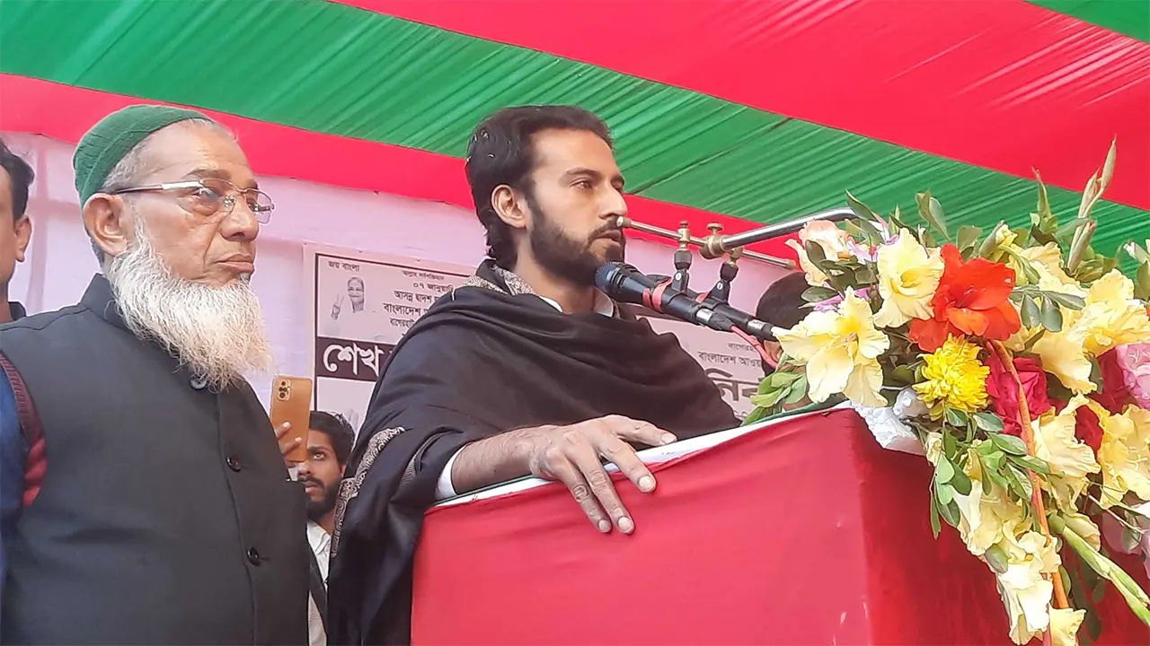 নির্বাচনের পর বিএনপির জানাজা পড়িয়ে ছাড়ব : শেখ তন্ময়