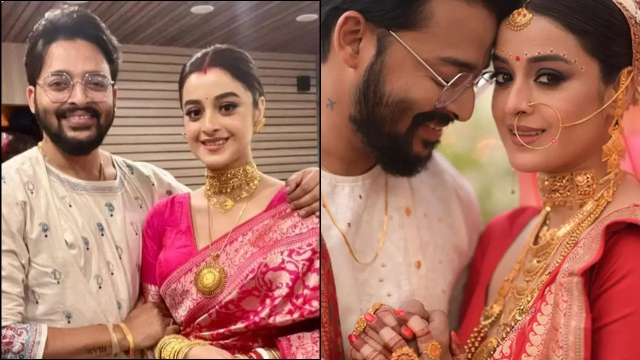 বিয়ের পর সৌরভের শার্ট প্যান্ট পরেই ‘অ্যানিমেল’ দেখতে গেলেন দর্শনা