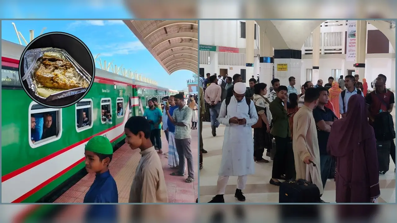 কক্সবাজার এক্সপ্রেসের বিরিয়ানিতে ‘দুর্গন্ধ’, বিকেলে নাস্তার সংকট