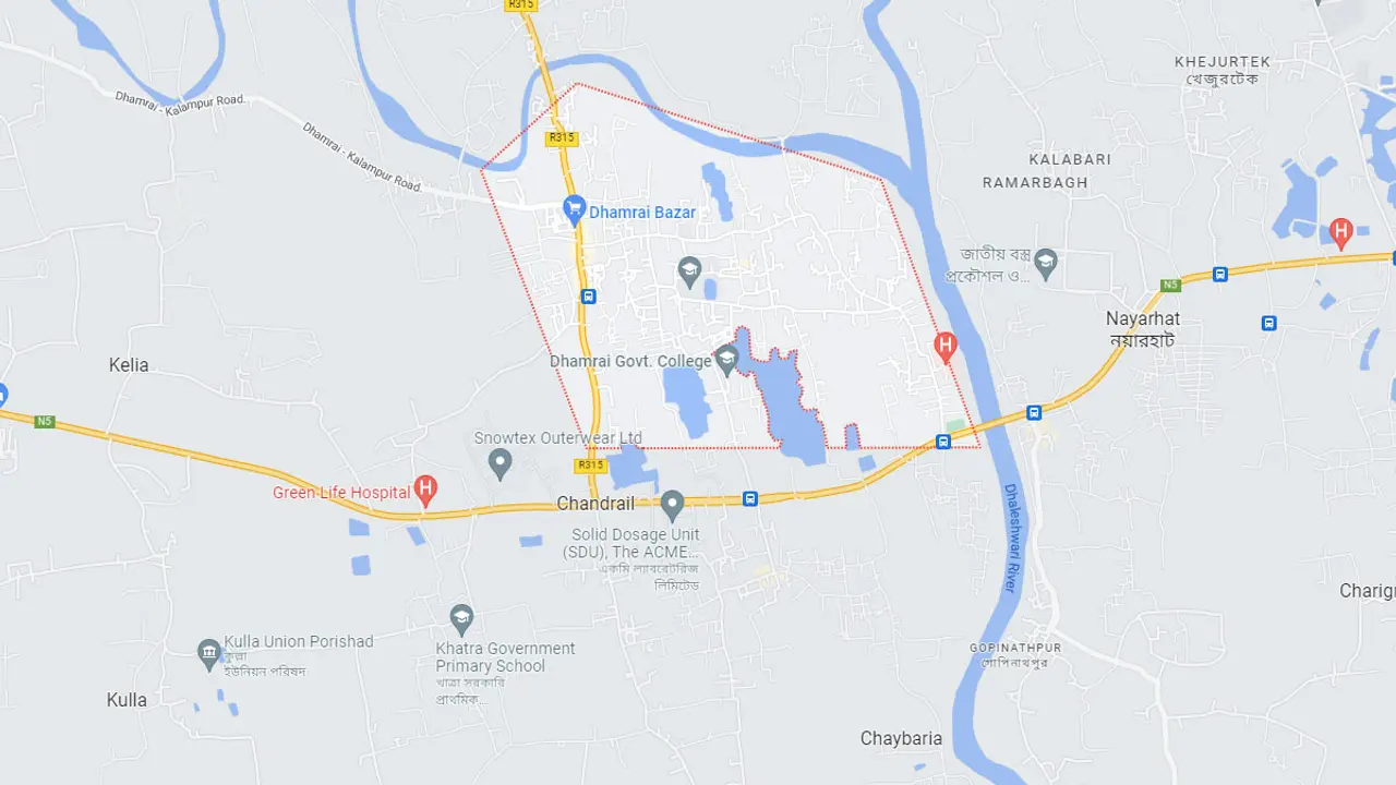 ধামরাইয়ে গ্যাস সিলিন্ডার বিস্ফোরণে শিশুসহ দগ্ধ ৫