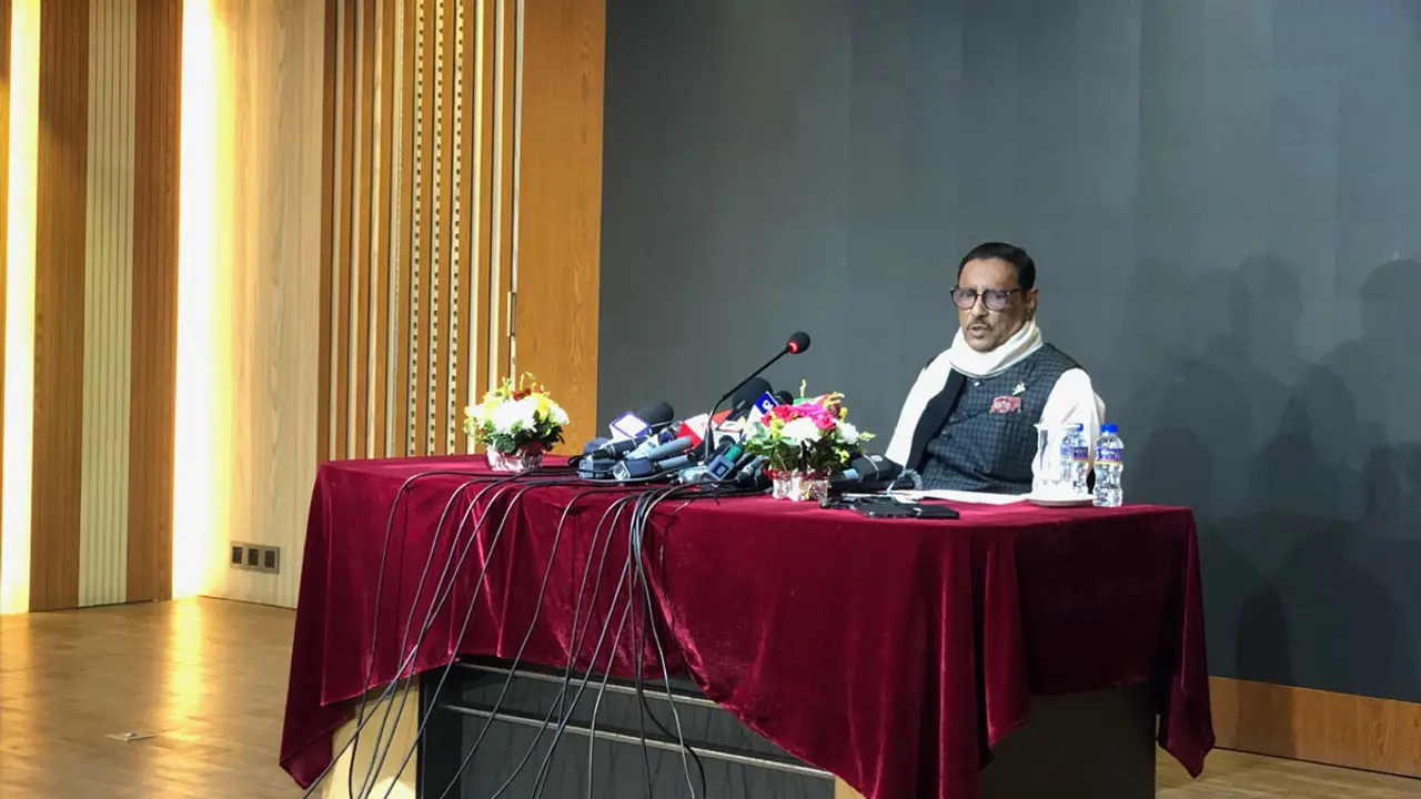 মিথ্যাচারের জন্য নোবেল দিলে মির্জা ফখরুল পেতেন : কাদের