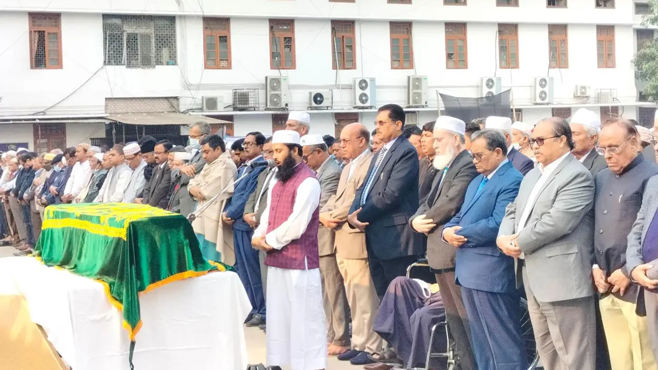 প্রিয় কর্মস্থল থেকে খন্দকার মাহবুব হোসেনের শেষ বিদায়