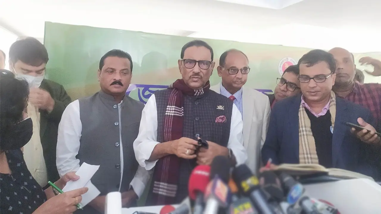 নির্বাচনের আগে নতুন রাস্তা নয় : ডিসিদের ওবায়দুল কাদের