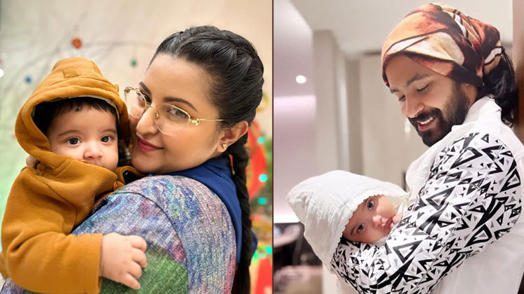 ছেলে রাজ্যর সঙ্গে পরীমণি ও শরিফুল রাজ