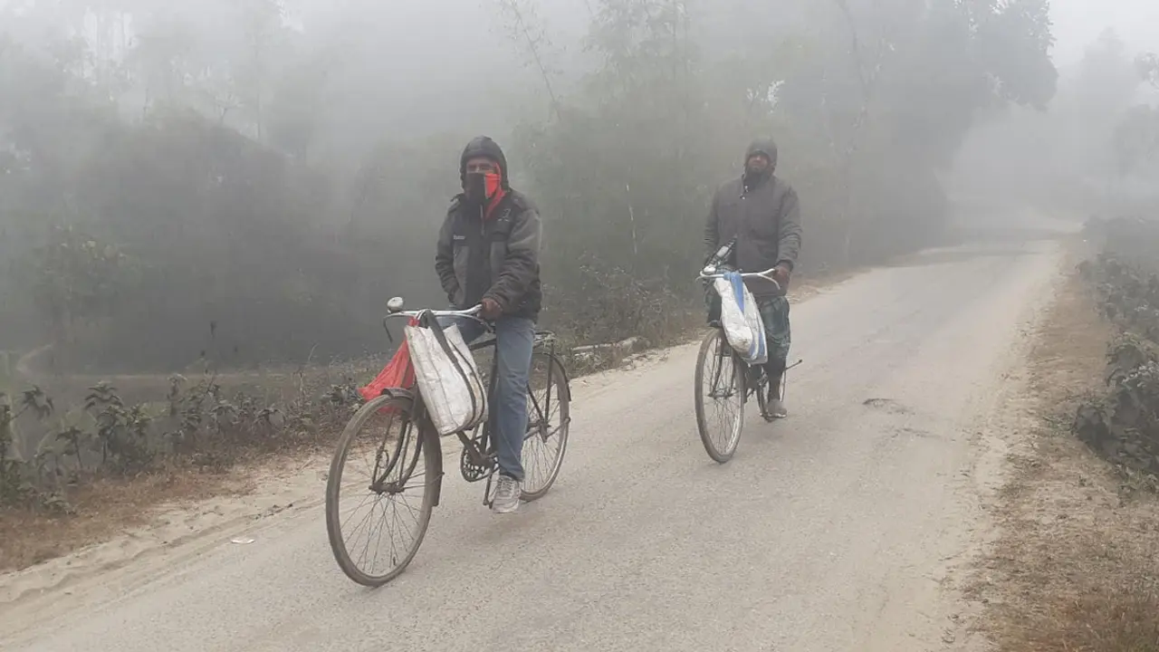 পঞ্চগড়ে রোদের দেখা মিললেও তাপমাত্রা নামল ৬ ডিগ্রিতে