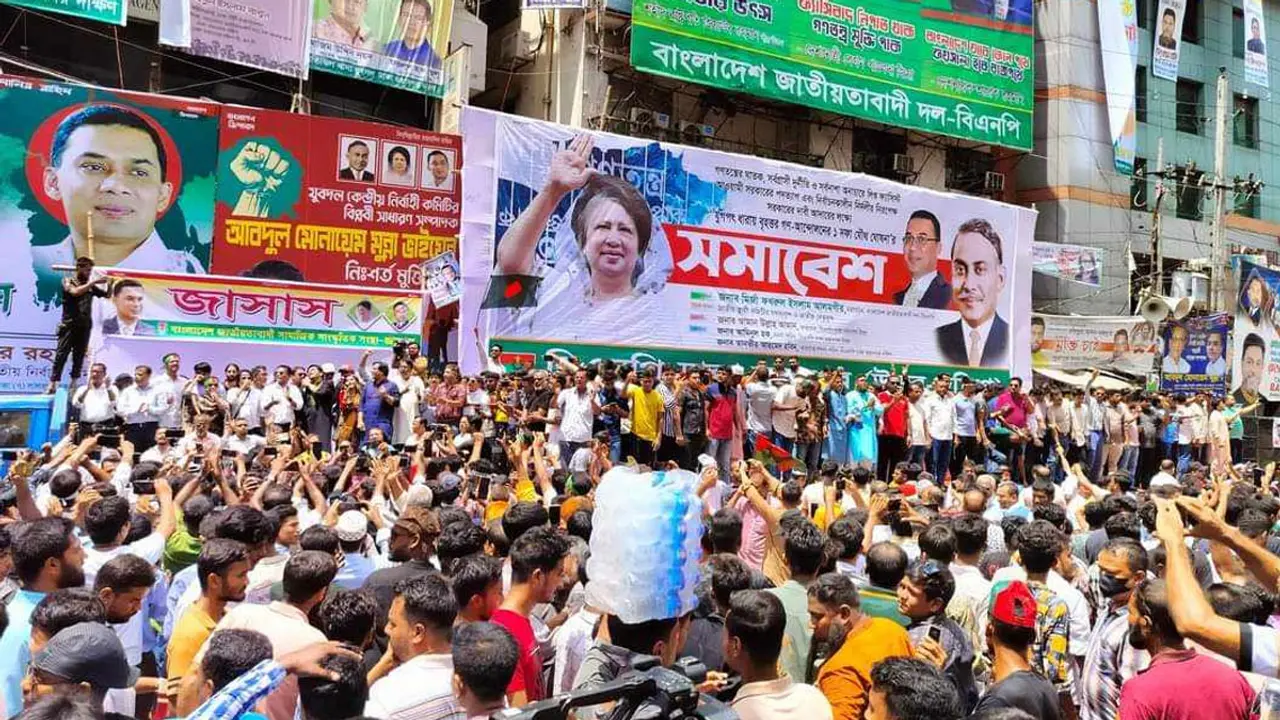 বিএনপির সমাবেশে দণ্ডপ্রাপ্ত ব্যক্তির বক্তব্য প্রচার করা যাবে না