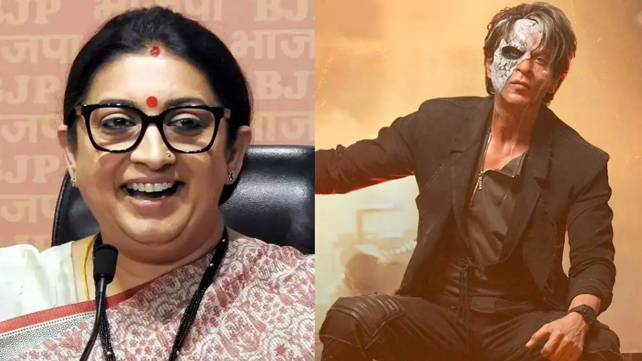 শাহরুখের নাচ দেখে হাসি থামছে না স্মৃতি ইরানির!