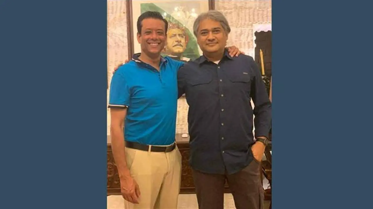 সজীব ওয়াজেদ জয়ের সঙ্গে নৌকার প্রার্থী আরাফাতের সৌজন্য সাক্ষাৎ
