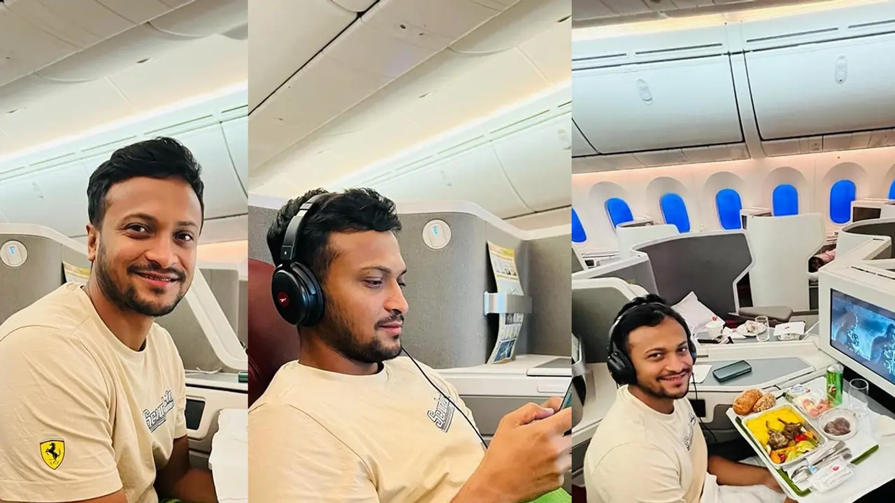 পরিবারসহ দেশে ফিরেছেন সাকিব
