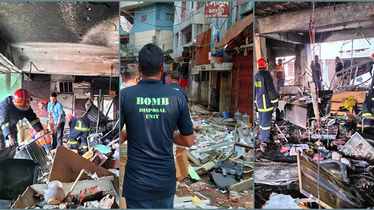 সায়েন্সল্যাবের বিস্ফোরণে কেঁপে ওঠে পুরো এলাকা