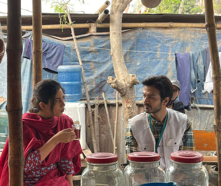 নাটকটির একটি দৃশ্যে সাফা কবির ও ইয়াশ রোহান