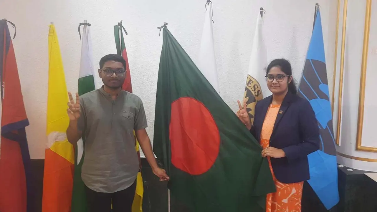 বিশ্বকাপে বাংলাদেশের প্রতিনিধি ফাহাদ-জান্নাতুল