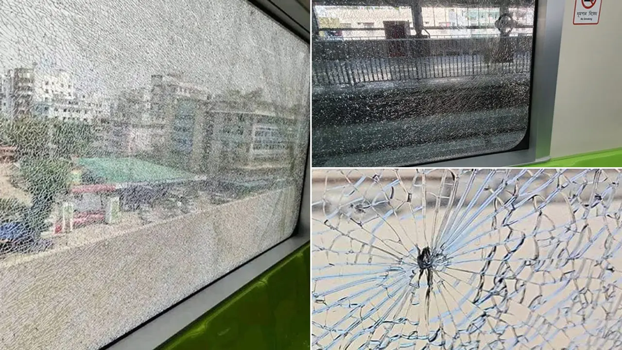 মেট্রোরেলে ঢিল : ‘অজ্ঞাতদের’ খোঁজ মেলেনি