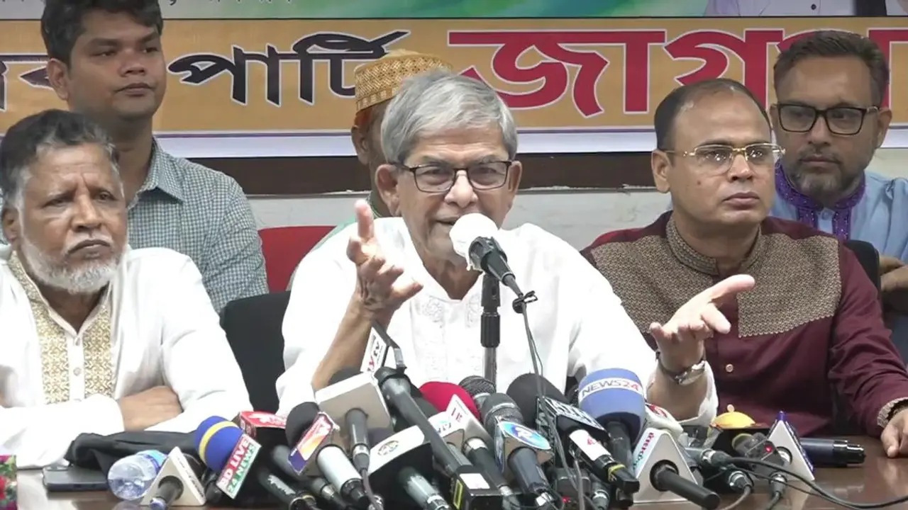 সিটি নির্বাচনও নীল নকশার হবে : মির্জা ফখরুল