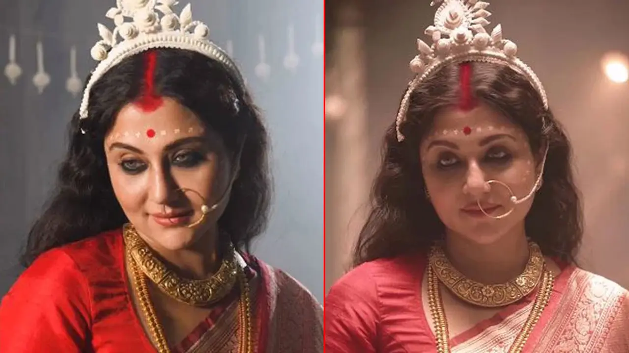 বধূ বেশে স্বস্তিকা, বর কোথায়?