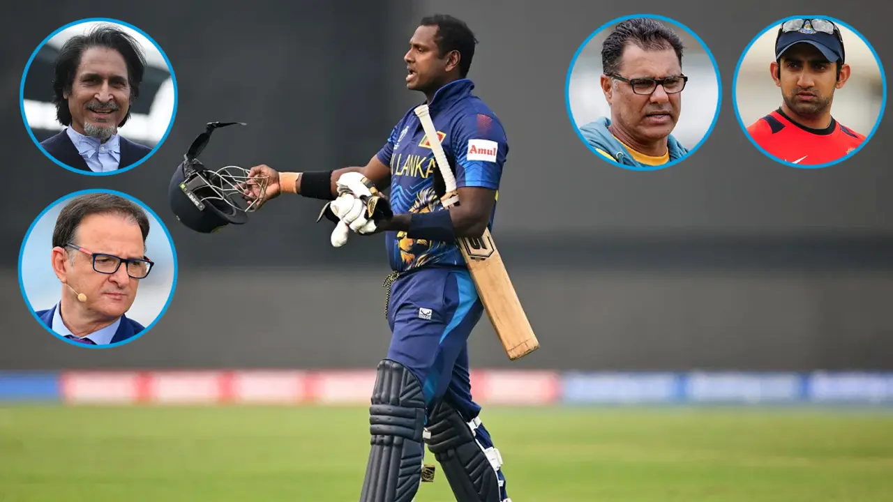 ইতিহাসের প্রথম টাইমড আউট, কী বলছেন সাবেক তারকারা