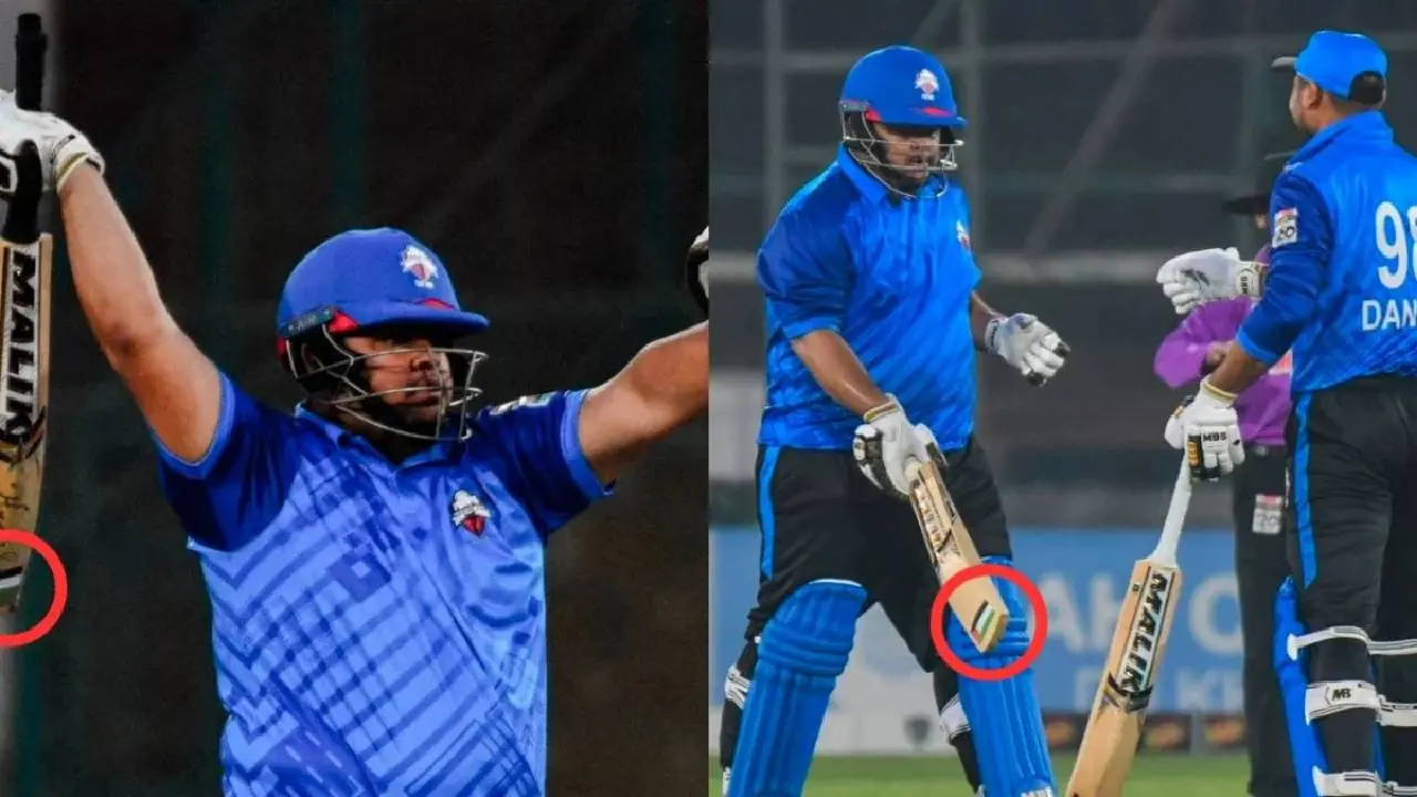 ব্যাটে ফিলিস্তিনের পতাকা, বড় শাস্তি পাকিস্তানি ক্রিকেটারের