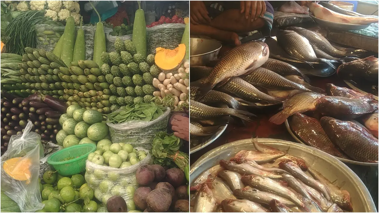 কিছুটা কমেছে সবজির দাম, এখনো চড়া মাছের বাজার