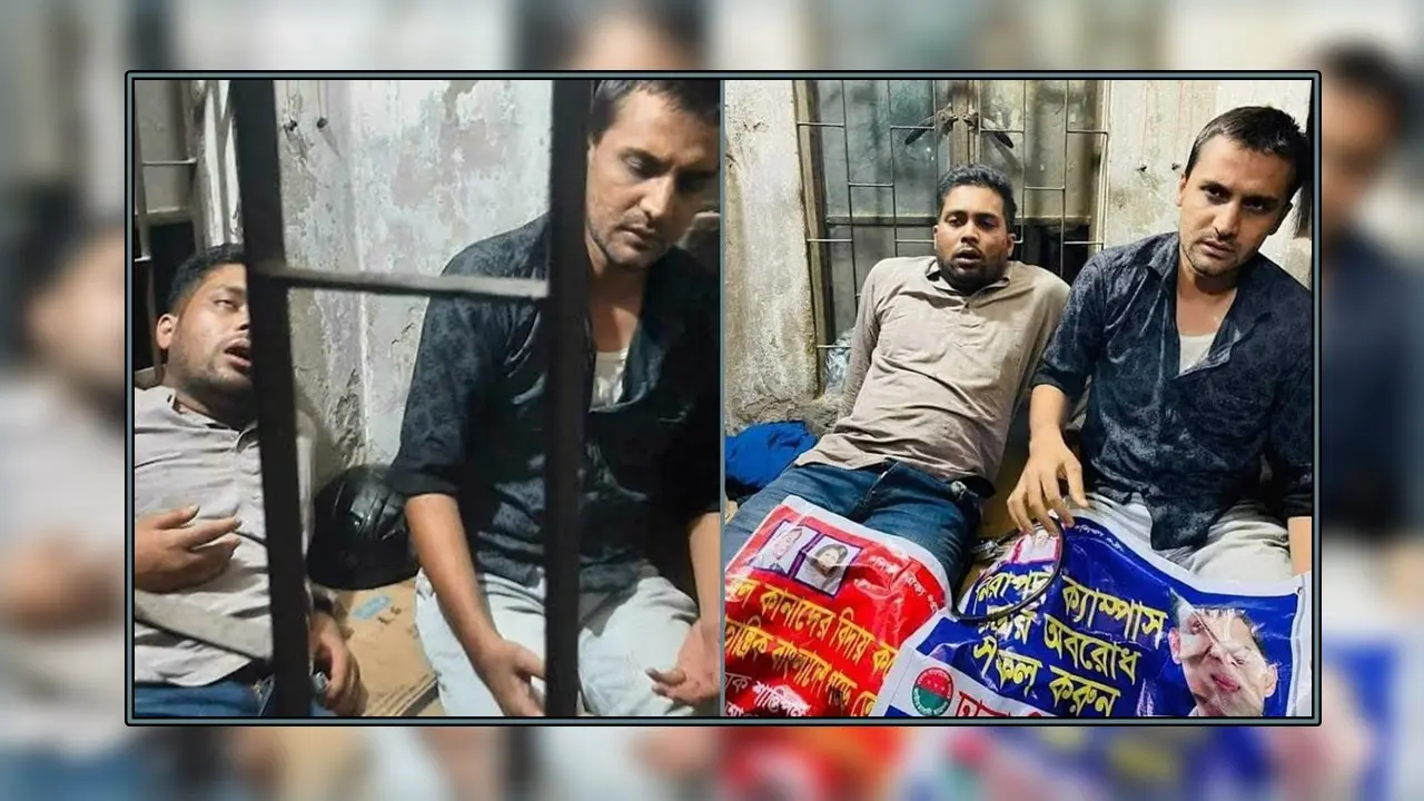গভীর রাতে ছাত্রলীগের মারধরের শিকার, পরদিন নাশকতার মামলায় জেলে
