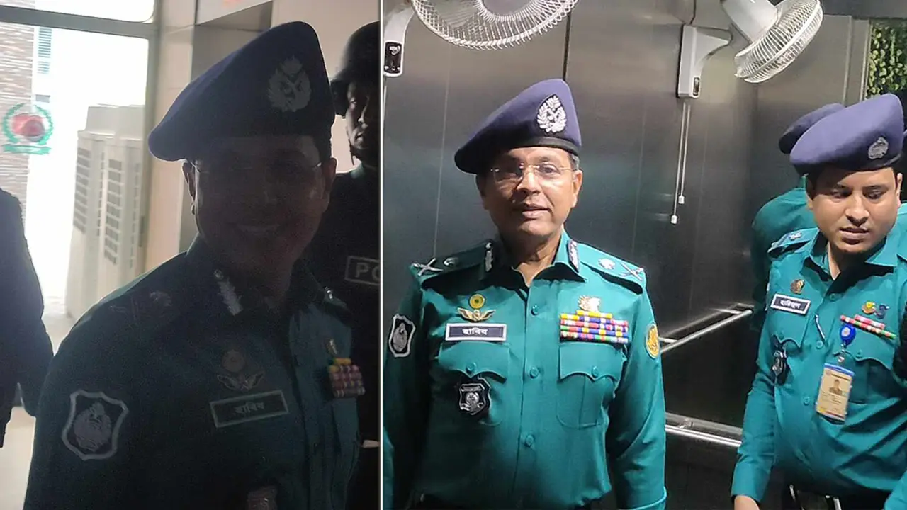নির্বাচন ভবনে ডিএমপি কমিশনার