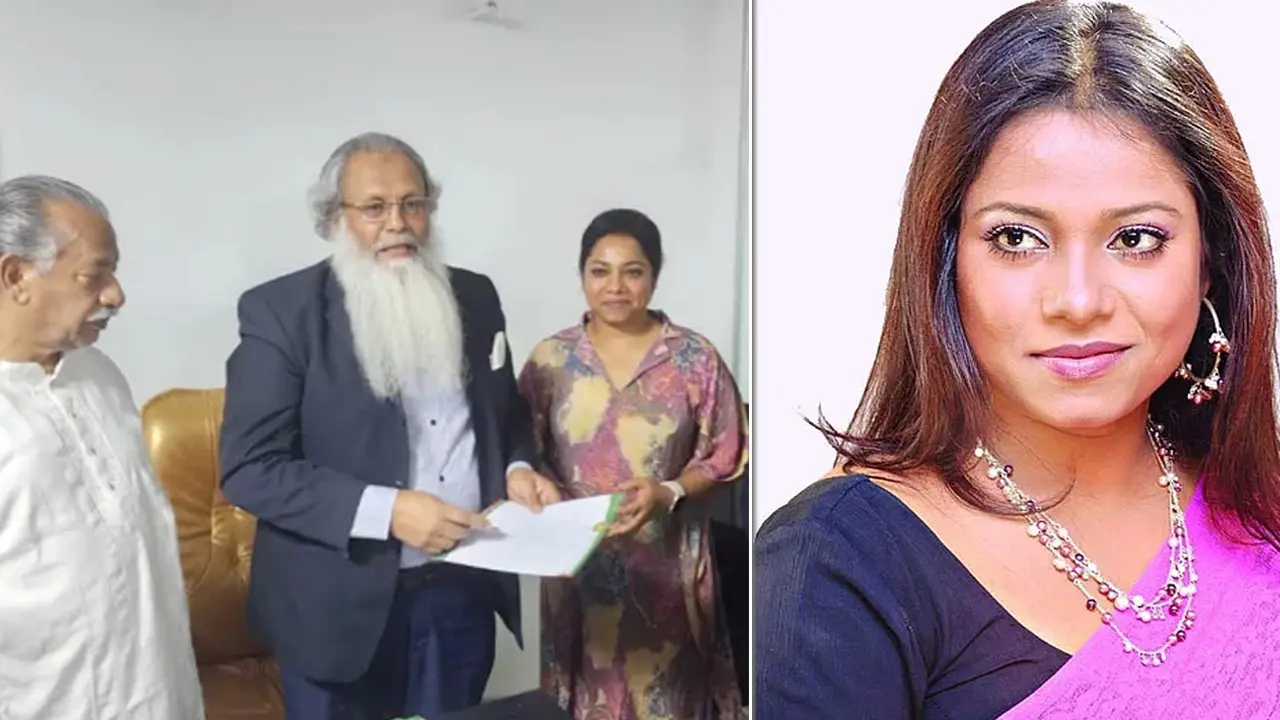 বিএনএমে যোগ দিলেন ডলি সায়ন্তনী, নিলেন মনোনয়ন ফরম