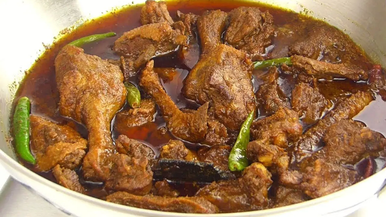 হাঁসের ঝাল মাংস রান্নার রেসিপি