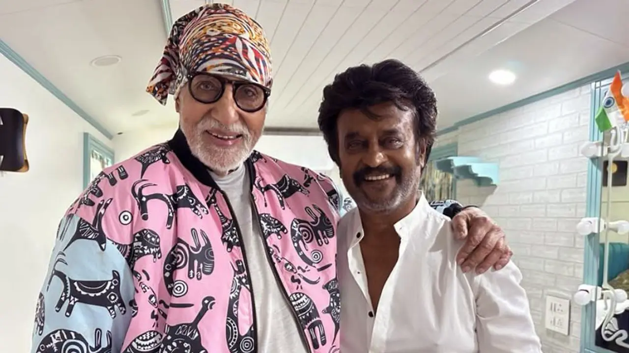 ৩৩ বছর পর নতুন সিনেমায়, অমিতাভকে ‘মেন্টর’ বললেন রজনীকান্ত