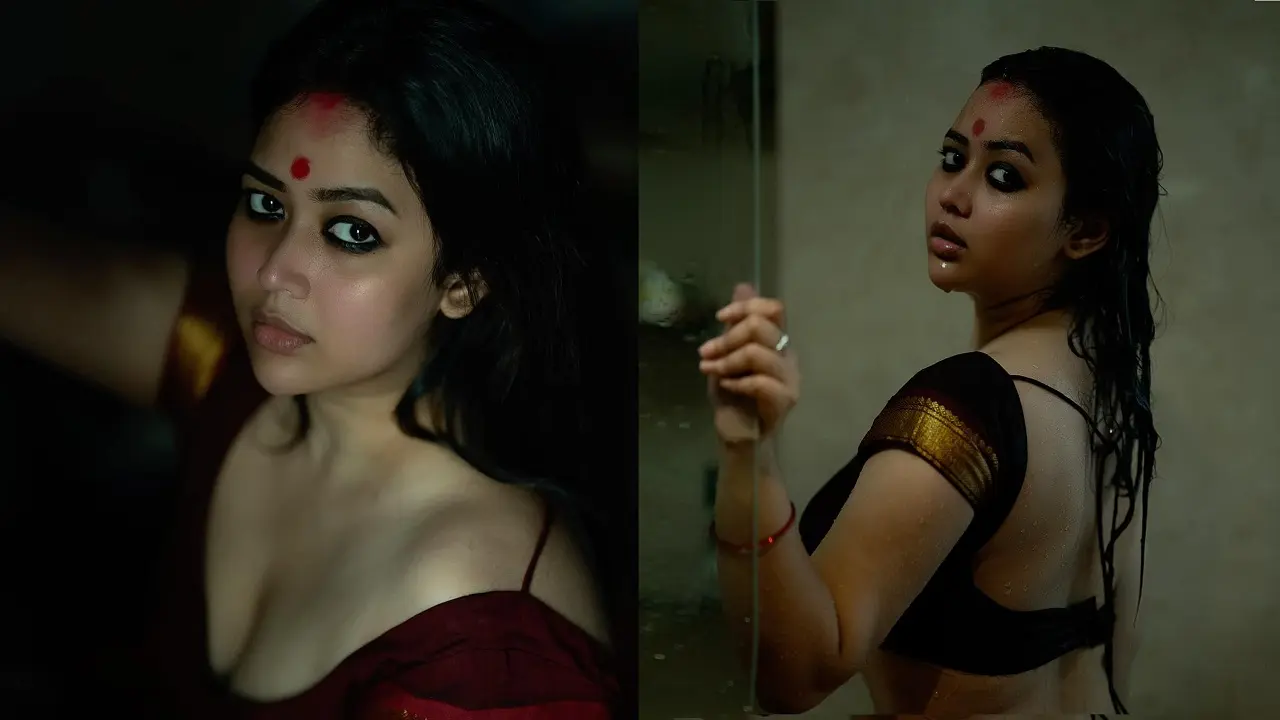 ‘নো মেকআপ’ লুকে উত্তাপ ছড়ালেন ভাবনা