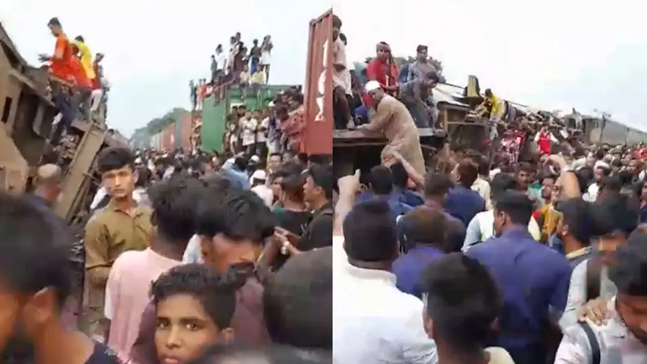 ভৈরবে ট্রেন দুর্ঘটনায় হতাহতদের উদ্ধারে পুলিশ-ফায়ার সার্ভিস