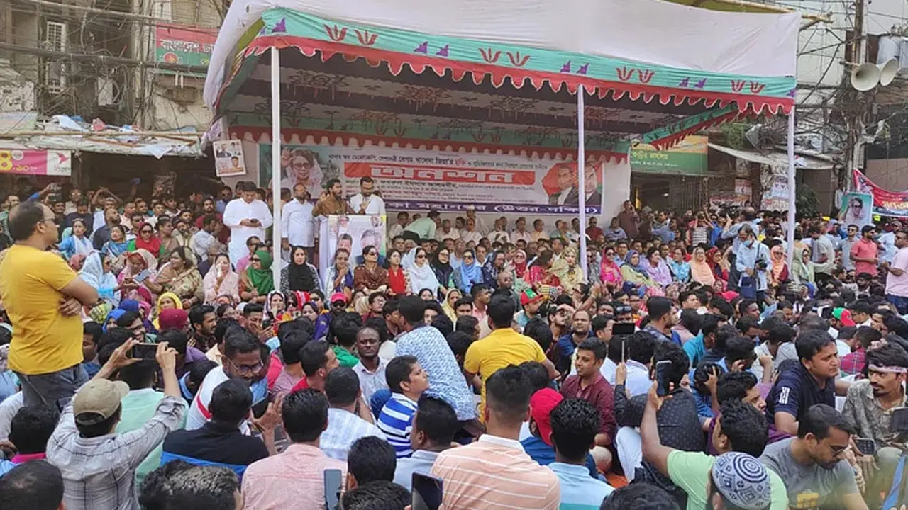 খালেদা জিয়ার বিদেশে চিকিৎসার দাবিতে বিএনপির অনশন