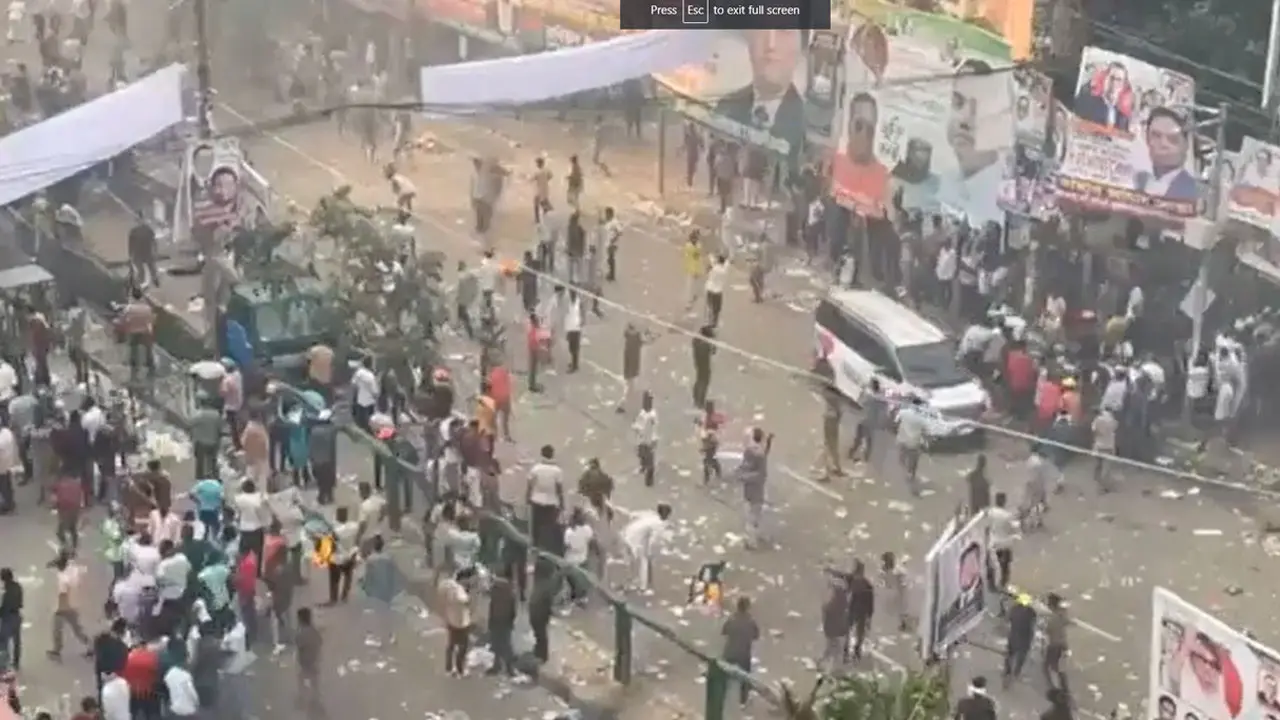 বিএনপির সমাবেশে পুলিশের ধাওয়া