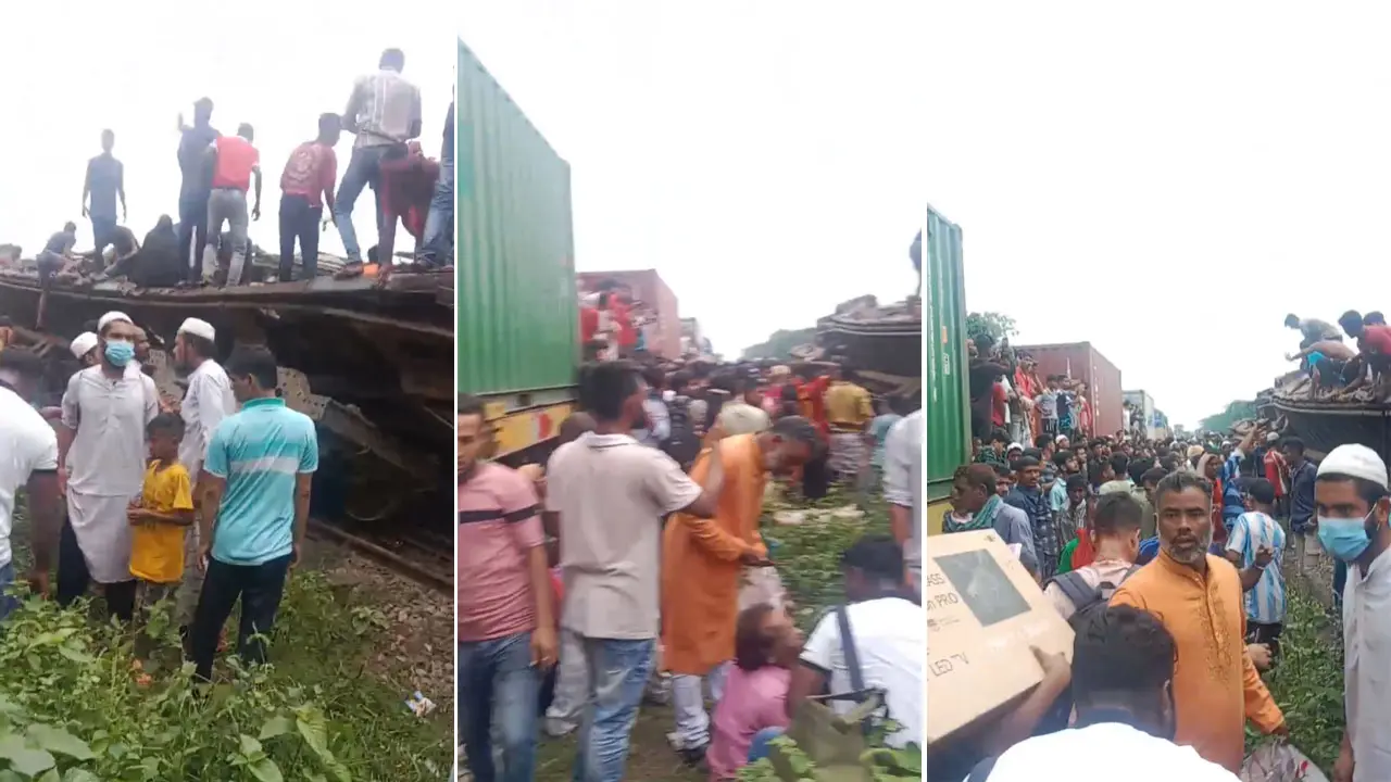 ভৈরবে ট্রেন দুর্ঘটনায় নিহত ১৫ : ফায়ার সার্ভিস