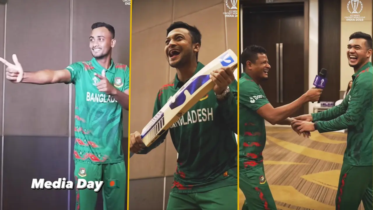 নাচ-গান-হুঙ্কারে সাকিব-মিরাজদের আমুদে দিন