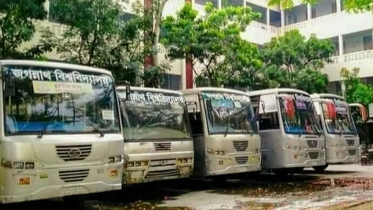 ক্লাস-পরীক্ষা সচল রেখেই ঢাকার বাইরে বাস বন্ধ জবির
