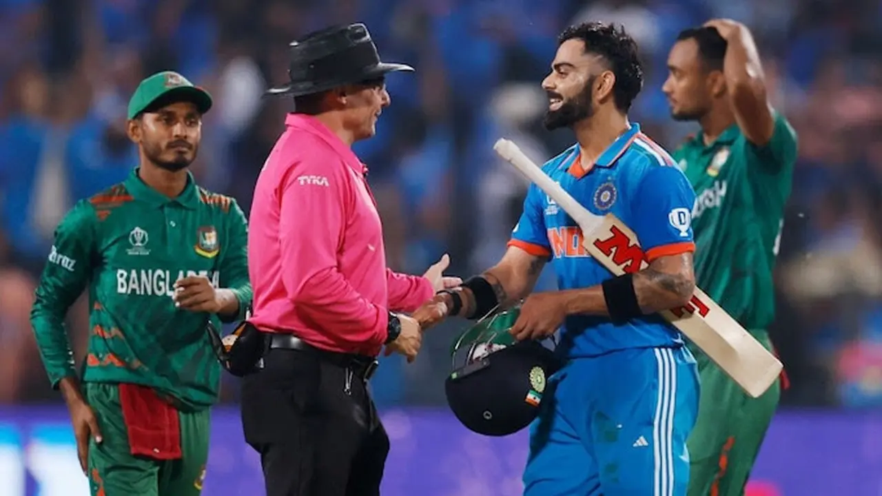 নাসুমের বলটি ‘ওয়াইড’ ছিল কিনা, নিয়ম কী বলছে?