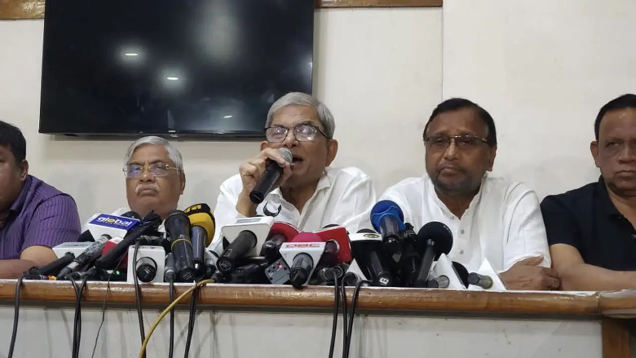 ২৮ তারিখ ঢাকায় ‘বসে পড়া’র মতো কিছু হবে না : ফখরুল