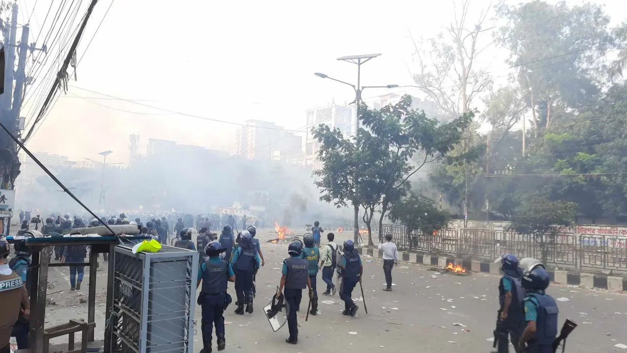 সমাবেশ করতে পারেনি বিএনপি, ব্যাপক সংঘর্ষ