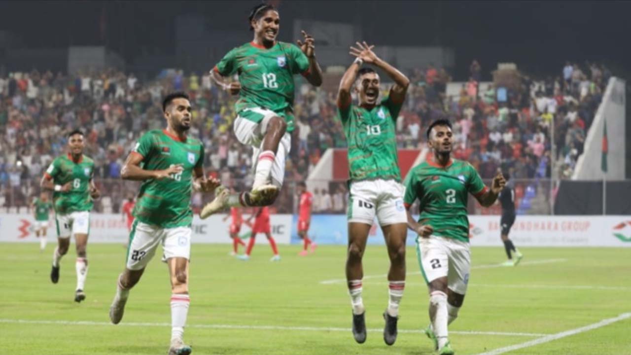 রাকিবের গোলে শুরুতেই এগিয়ে গেল বাংলাদেশ