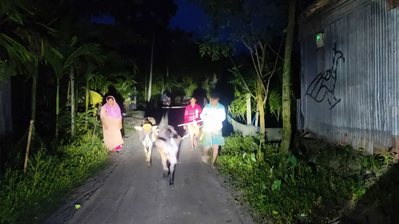 নির্ঘুম রাত কাটছে তিস্তা পাড়ের মানুষের