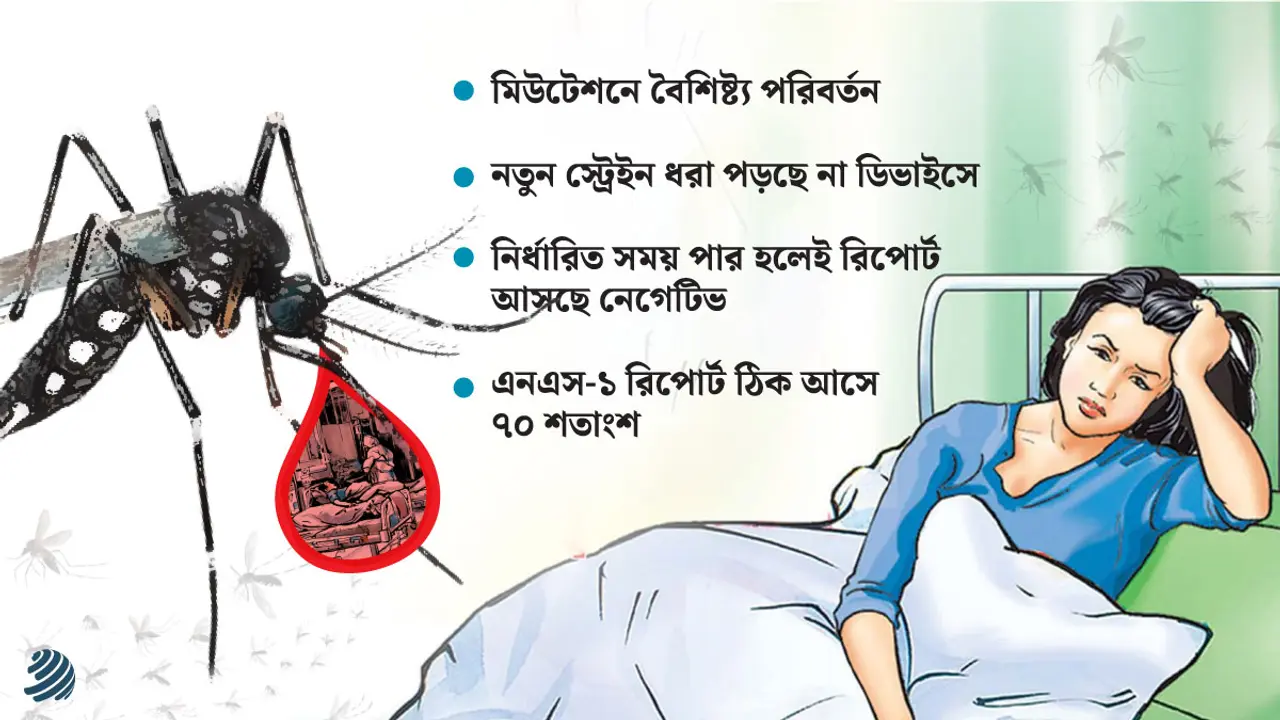 ডেঙ্গু : ‘নেগেটিভ’ রিপোর্টেও ভয়াবহ ঝুঁকি