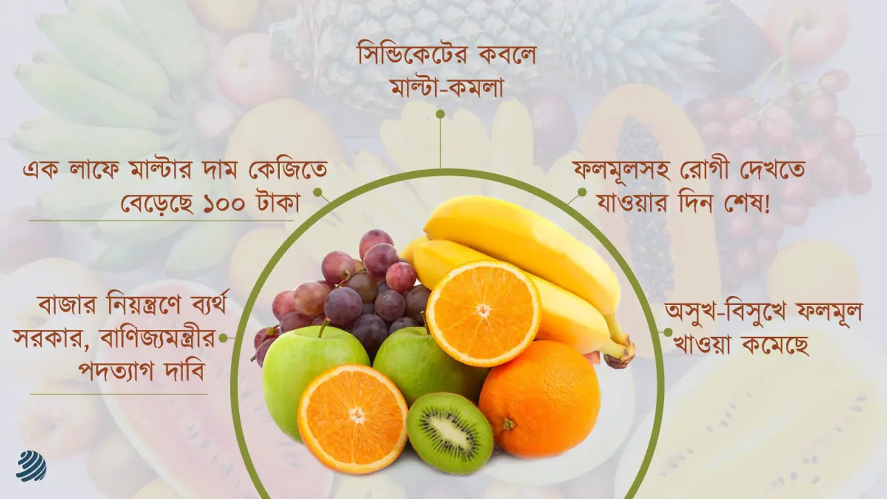রোগীও ‘বেহুঁশ’ হতে পারে মাল্টার দাম শুনে