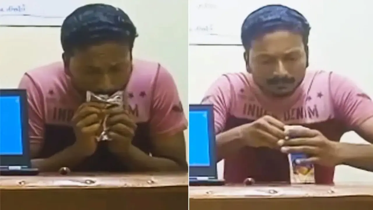 বিদ্যুৎ গতিতে ফলের রস পান করে গিনেস বুকে ভারতীয় যুবক