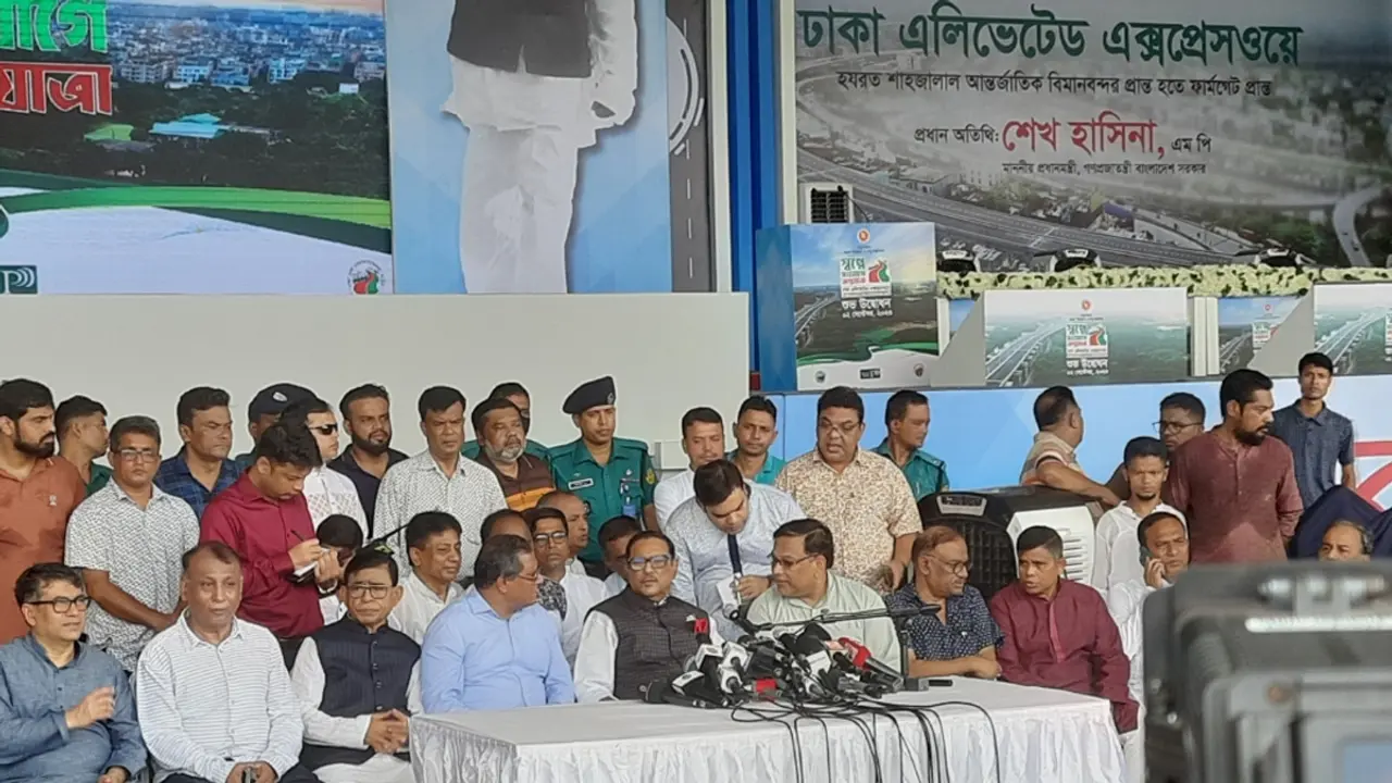 কাওলা থেকে ফার্মগেট এখন ১০ মিনিটের ব্যাপার : ওবায়দুল কাদের