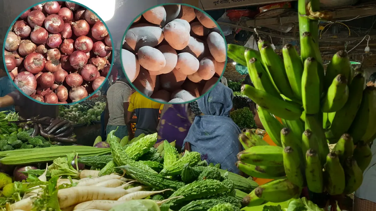 সরকার নির্ধারিত দামে বিক্রি হচ্ছে না ডিম-আলু-পেঁয়াজ