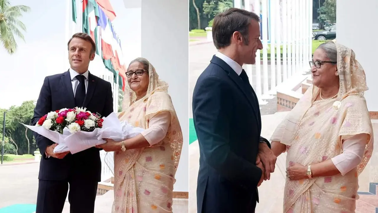 প্রধানমন্ত্রীর কার্যালয়ে এমানুয়েল ম্যাক্রোঁ