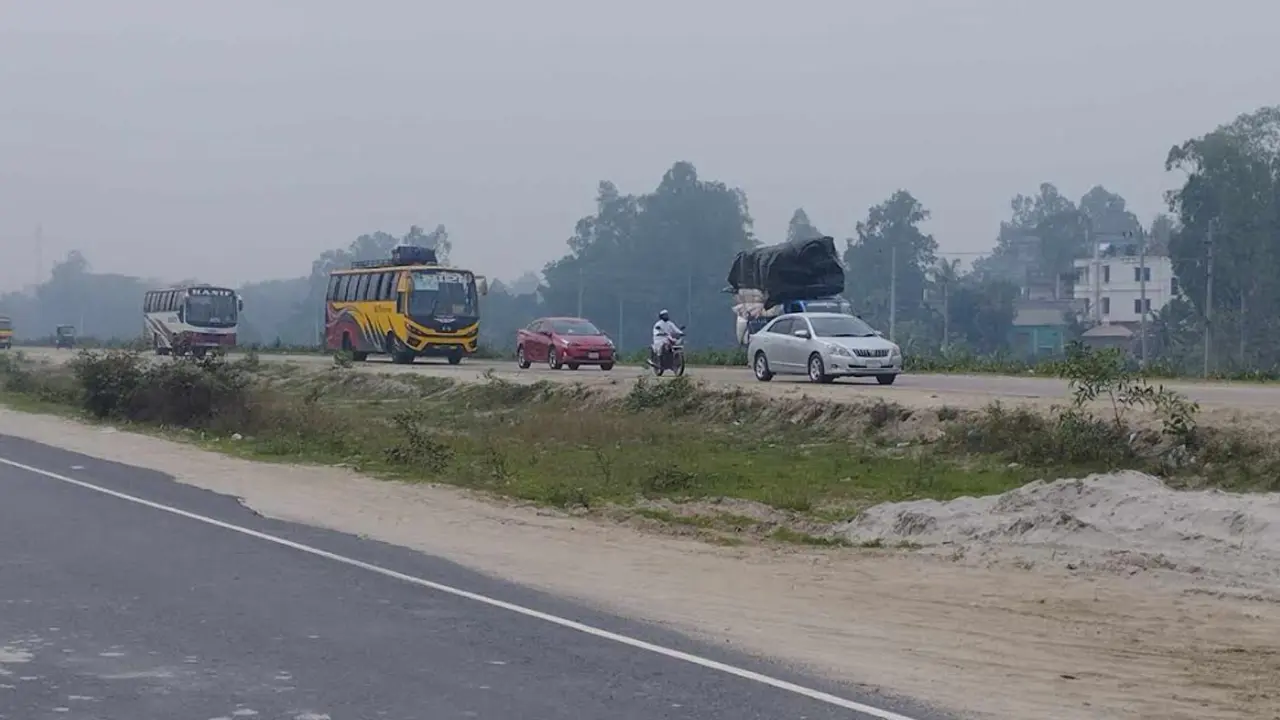 ঢাকা-টাঙ্গাইল-বঙ্গবন্ধু সেতু মহাসড়কে নেই যানজট